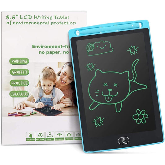 LCD Writing Tablet 8.5 Inch - Multicolor Drawing tablet- writing Digital Pad - Digital writer - Electronic Erasable Writing Board - Educational toy for kids